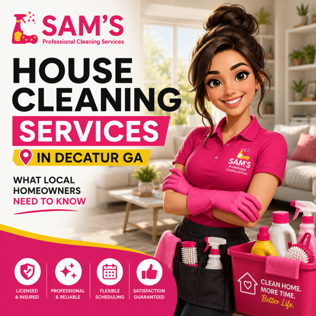 Professional cleaning avatar representing Sam's Professional Cleaning Services for residential house cleaning in Decatur, GA.